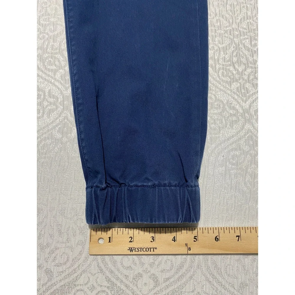 Levis Mens Navy Blue Cotton Stretch Chino Jogger Pants 36x27
